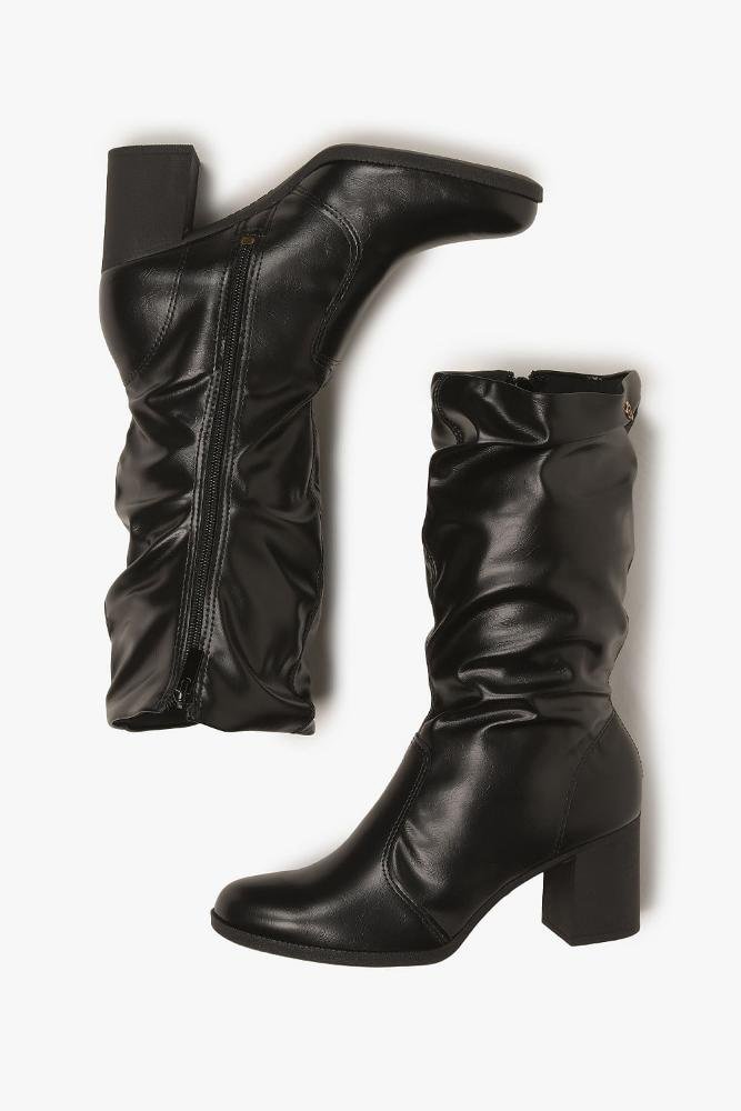 Bota Feminina Cano Médio Dakota Emma Preto 3