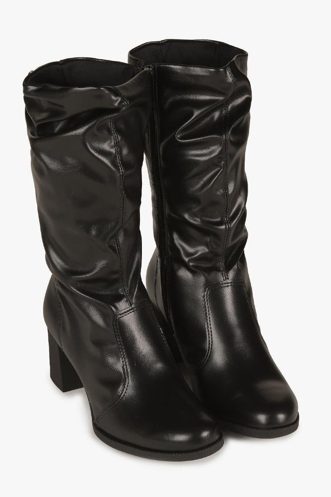 Bota Feminina Cano Médio Dakota Emma Preto 4