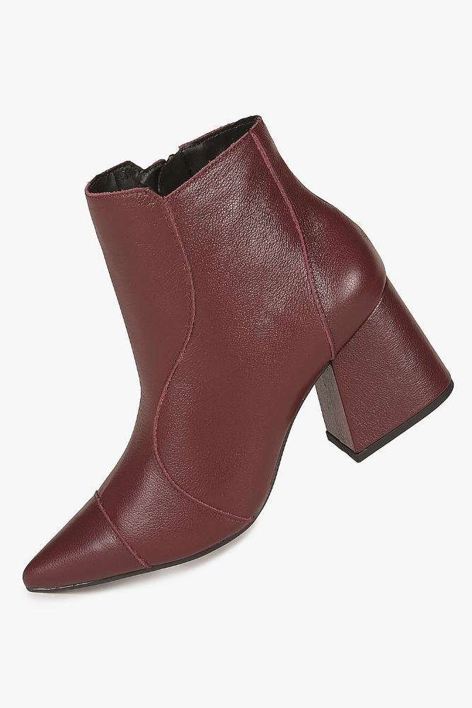 Bota Feminina Cano Curto Mundial Elsa Vermelho 2