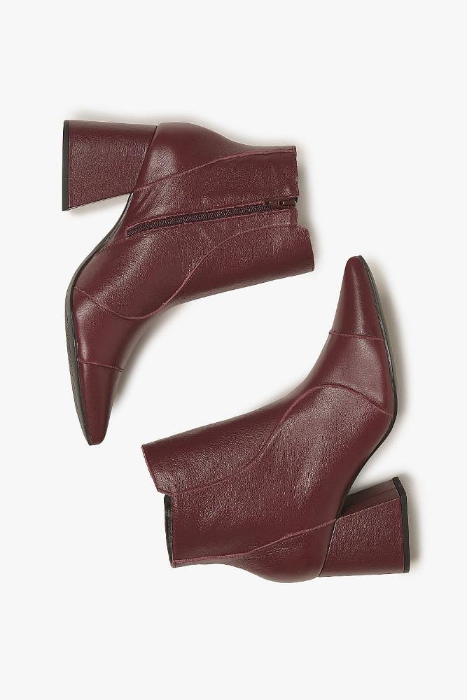 Bota Feminina Cano Curto Mundial Elsa Vermelho 3
