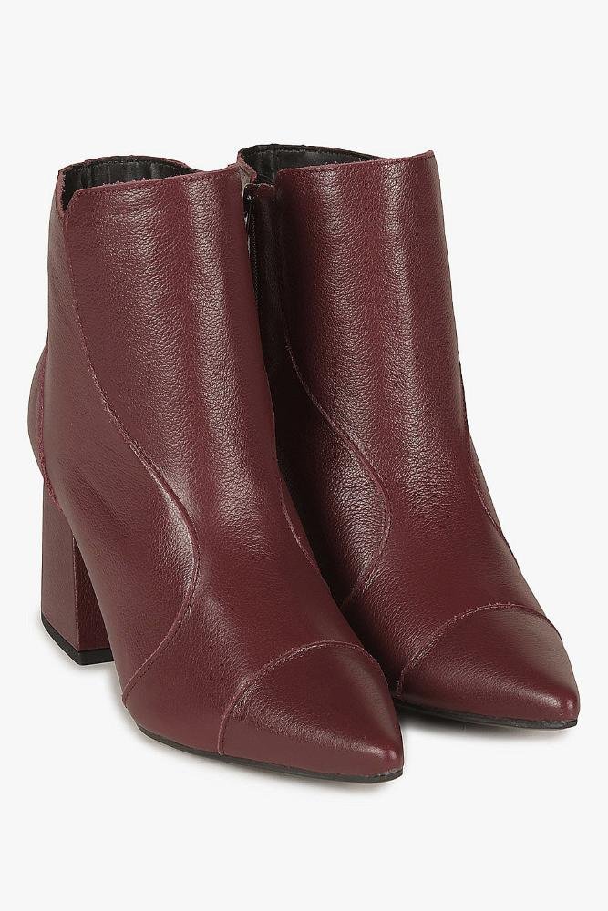 Bota Feminina Cano Curto Mundial Elsa Vermelho 4