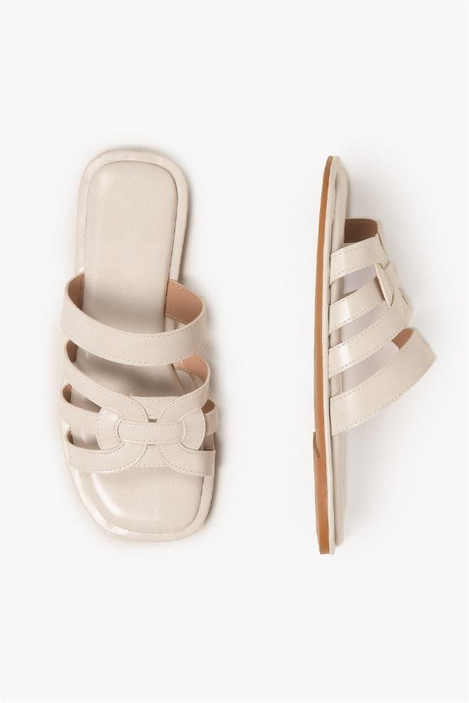Rasteira Feminina Mundial Roza Off White 3