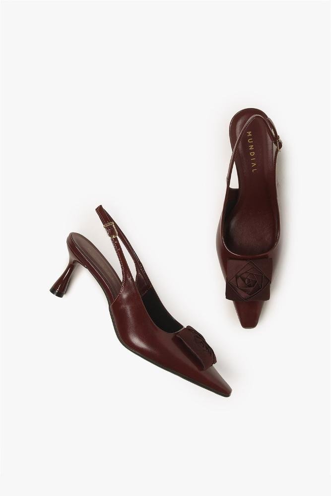 Scarpin Feminino Slingback Mundial Sarah Vermelho 3