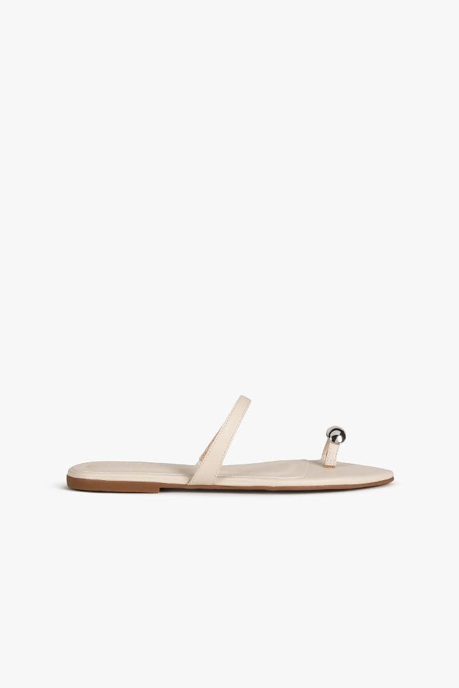 Rasteira Feminina Mundial Marissol Off White 2