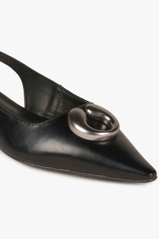Sapatilha Feminina Slingback Mundial Eda Preto 2