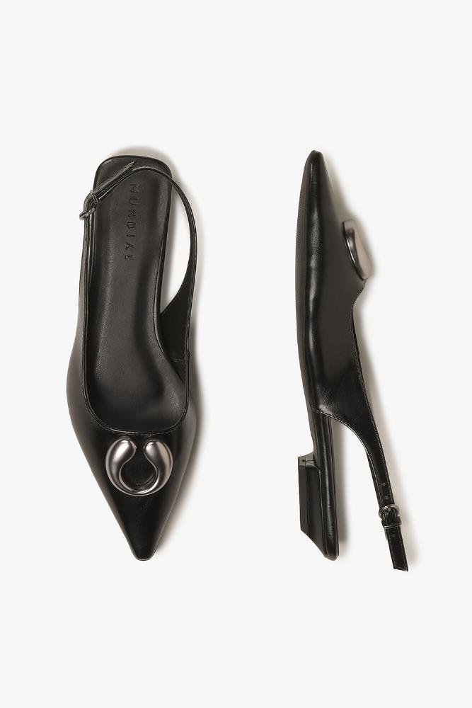 Sapatilha Feminina Slingback Mundial Eda Preto 3