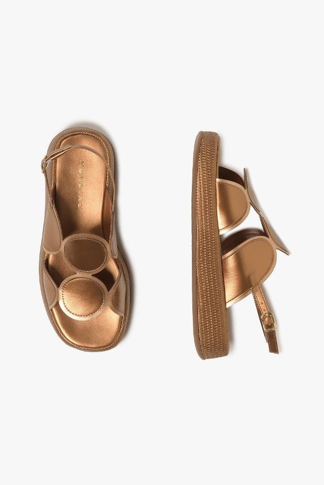 Sandália Feminina Flatform Mundial Molly Bronze 3