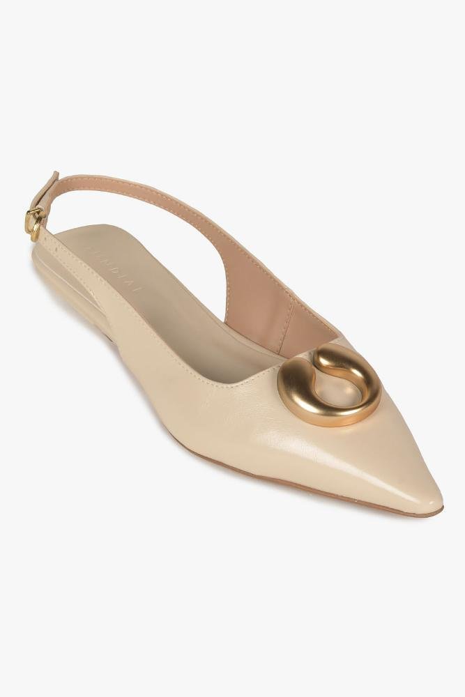 Sapatilha Feminina Slingback Mundial Eda Off White 4
