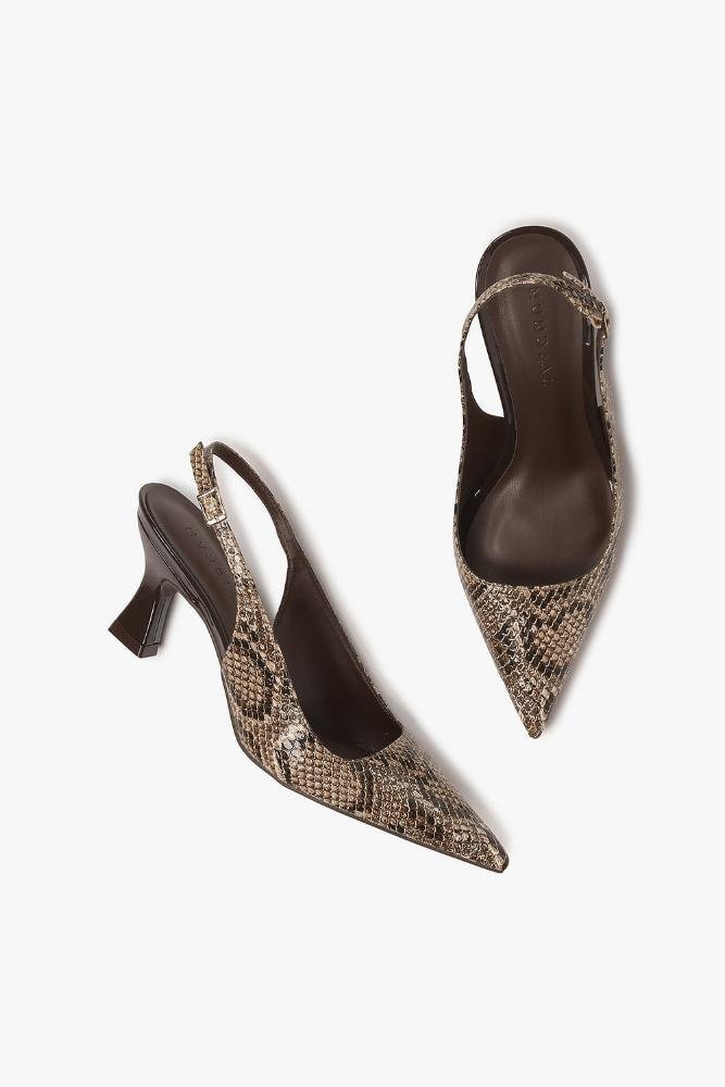 Scarpin Feminino Slingback Mundial Fatima Animal Print 3