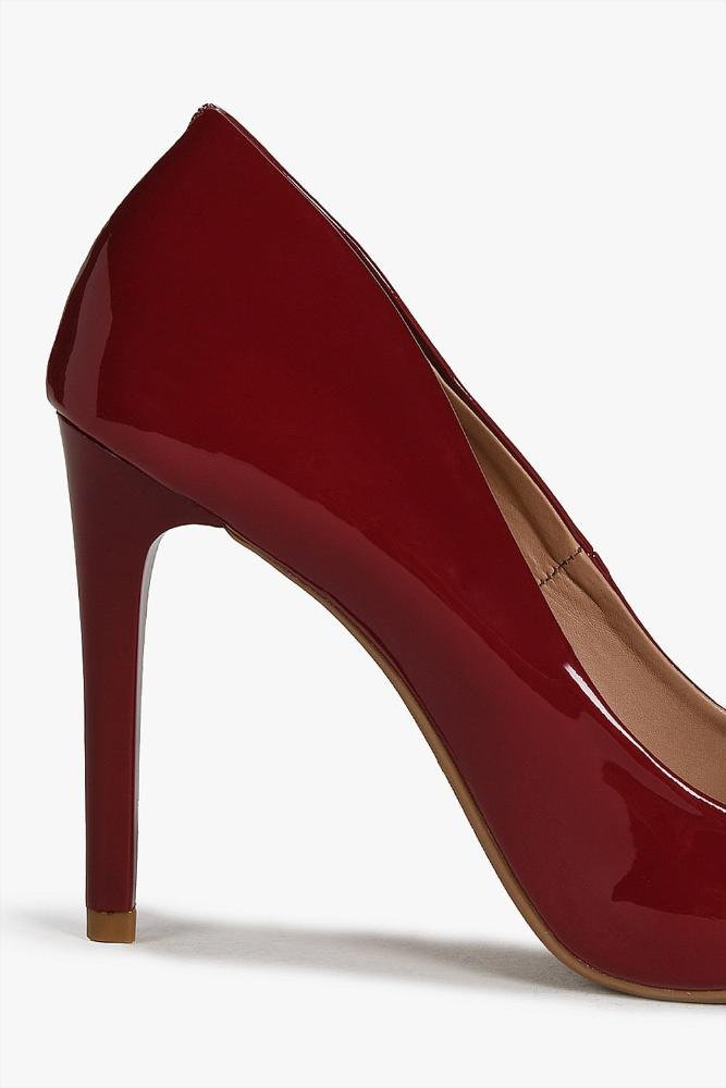 Scarpin Feminino Salto Alto Mundial Jayne Vermelho 2