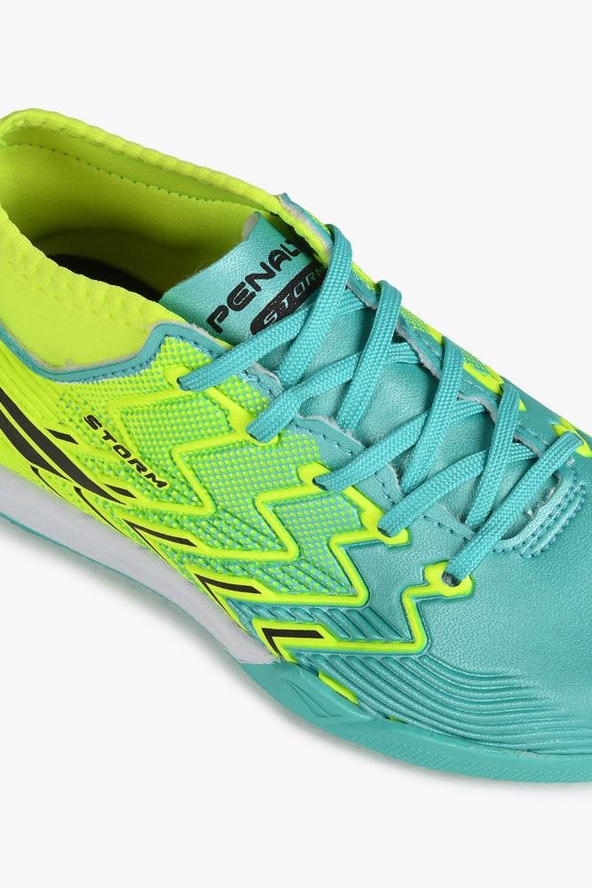 Chuteira Futsal Penalty Storm Y-3 Azul/Verde 2