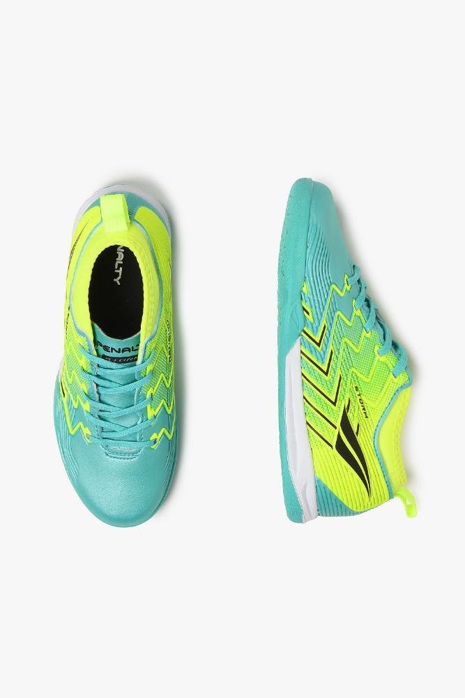 Chuteira Futsal Penalty Storm Y-3 Azul/Verde 3