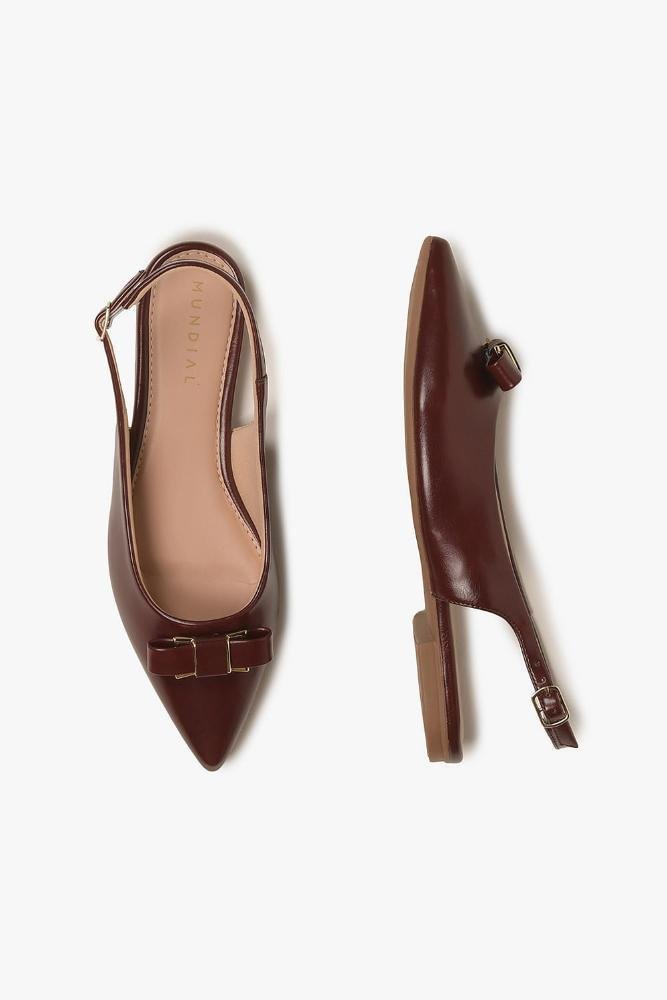 Sapato Feminino Slingback Mundial Ondina Vermelho 3