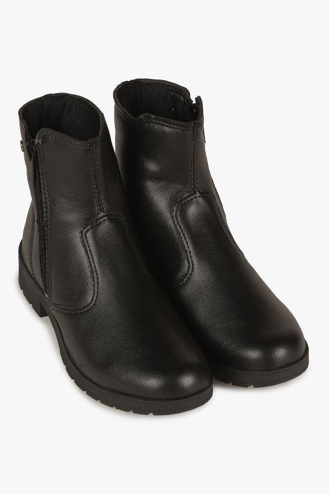 Bota Infantil Coturno Pink Cats Leide Preto 4