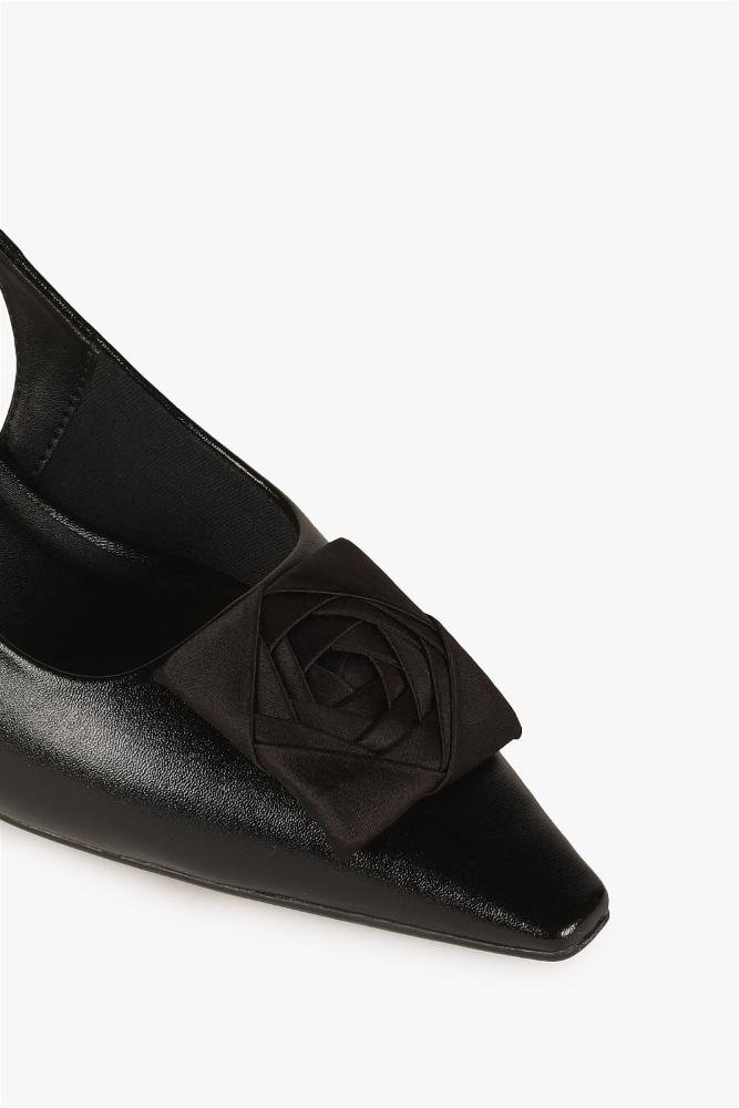 Scarpin Feminino Slingback Mundial Sarah Preto 2