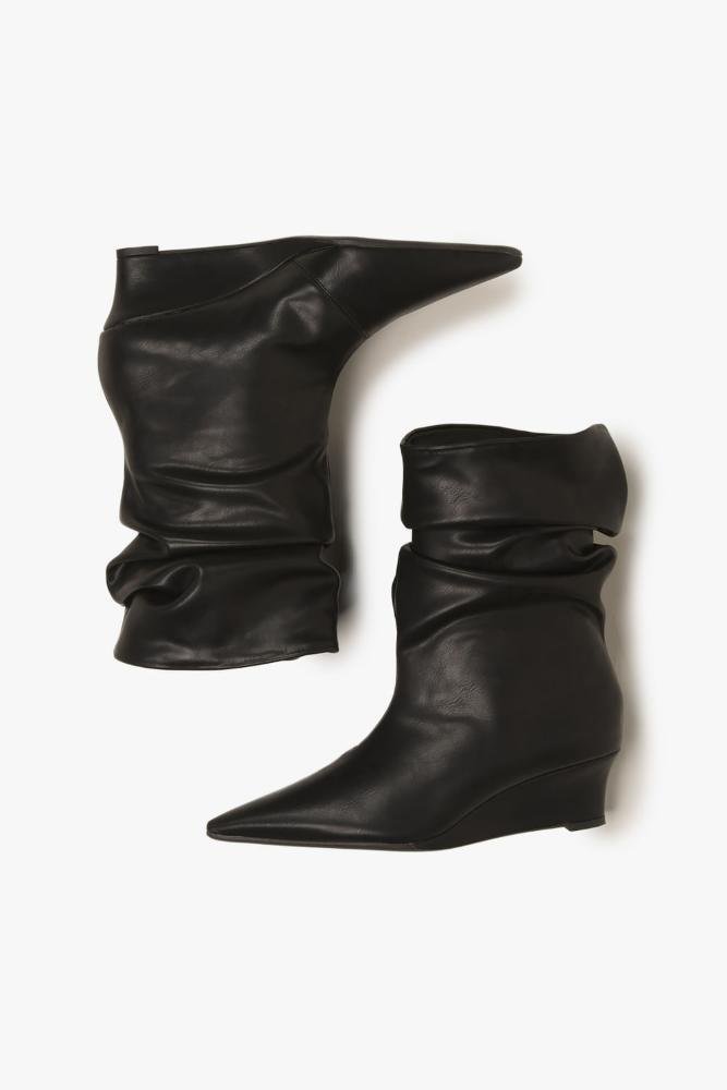Bota Feminina Cano Médio Mundial Angelina Preto 3