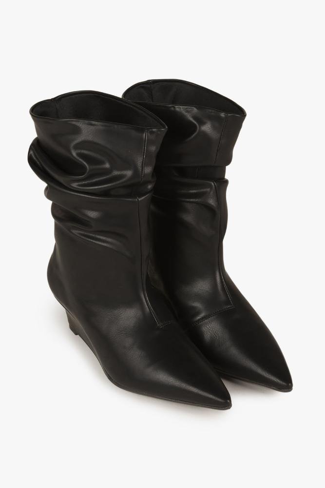 Bota Feminina Cano Médio Mundial Angelina Preto 4