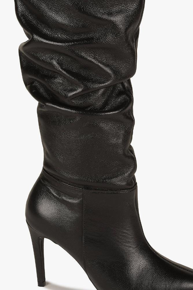 Bota Feminina Cano Alto Mundial Lunaria Preto 2