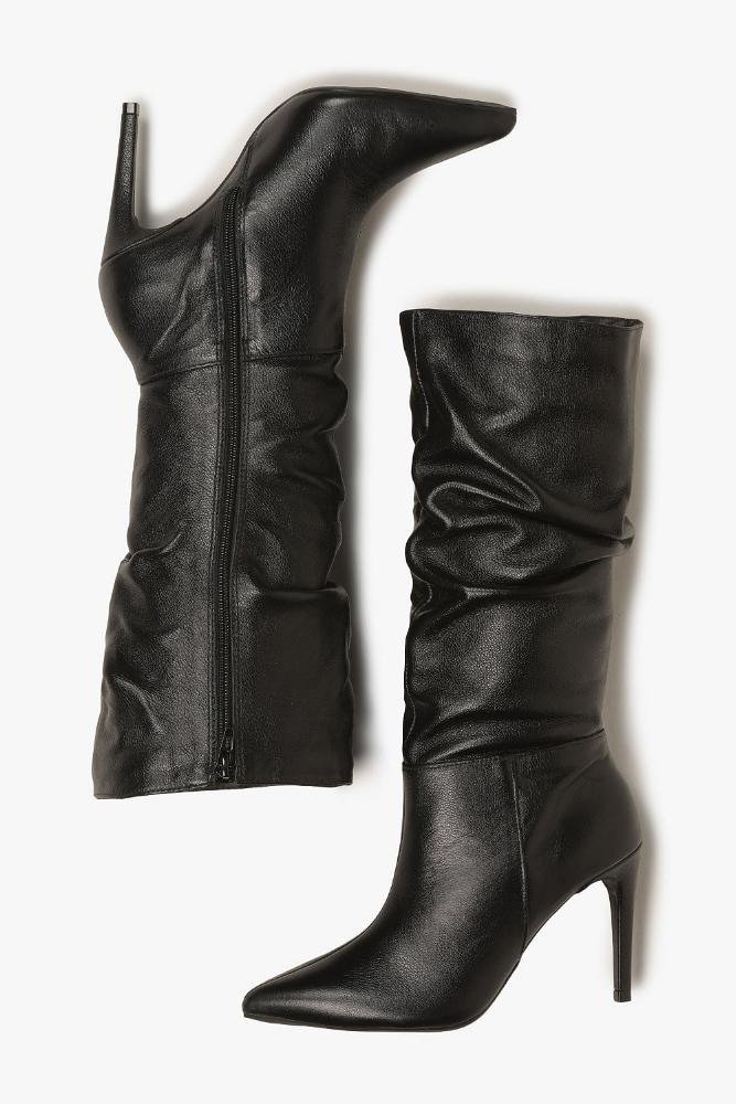 Bota Feminina Cano Alto Mundial Lunaria Preto 3