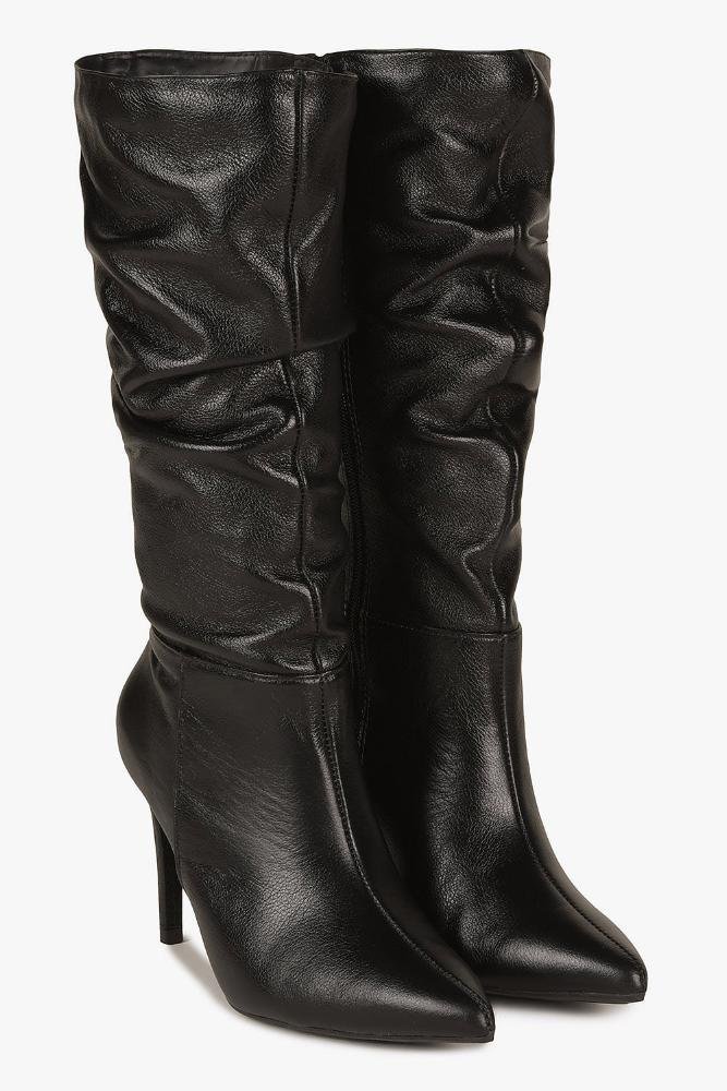 Bota Feminina Cano Alto Mundial Lunaria Preto 4