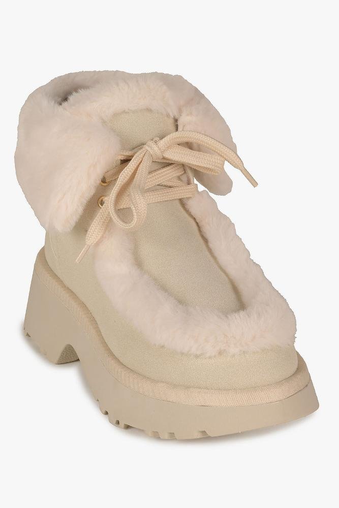 Bota Feminina Cano Curto Mundial Clair Off White 4