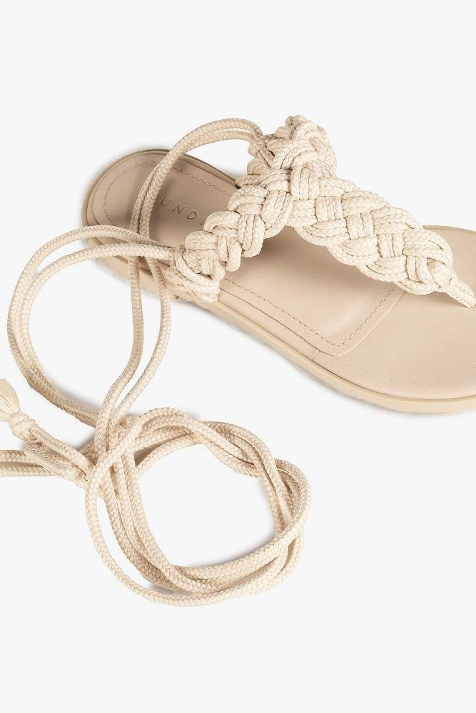 Rasteira Feminina Mundial Tayna Off White 4