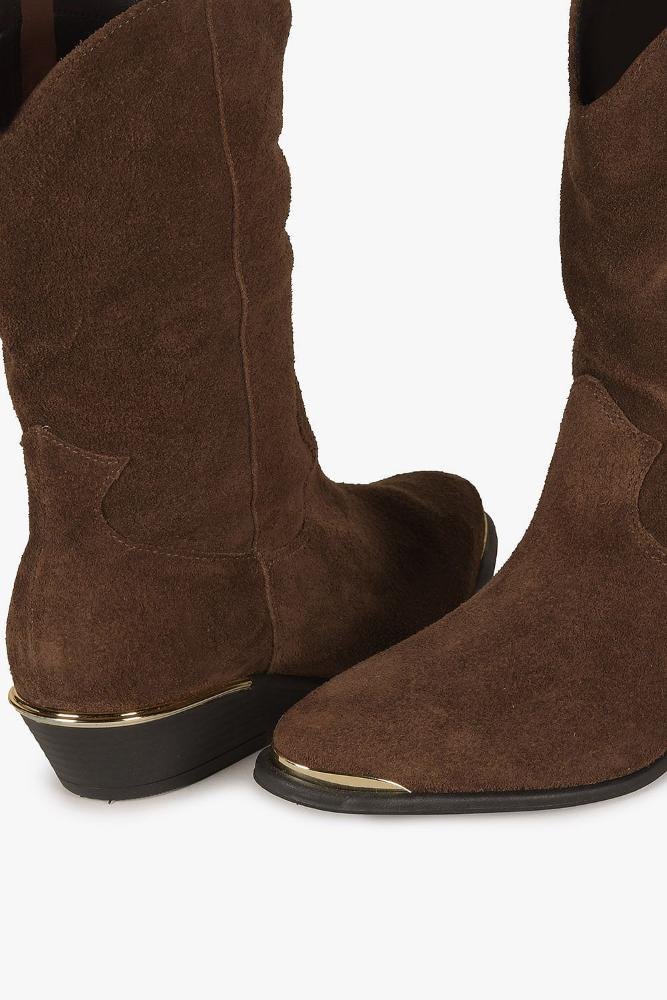 Bota Feminina Cano Médio Mundial Sigrid Café 2