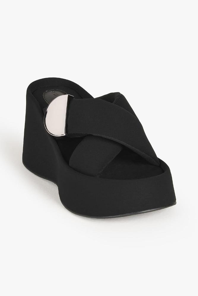Tamanco Feminino Plataforma Mundial Wanderleia Preto 4