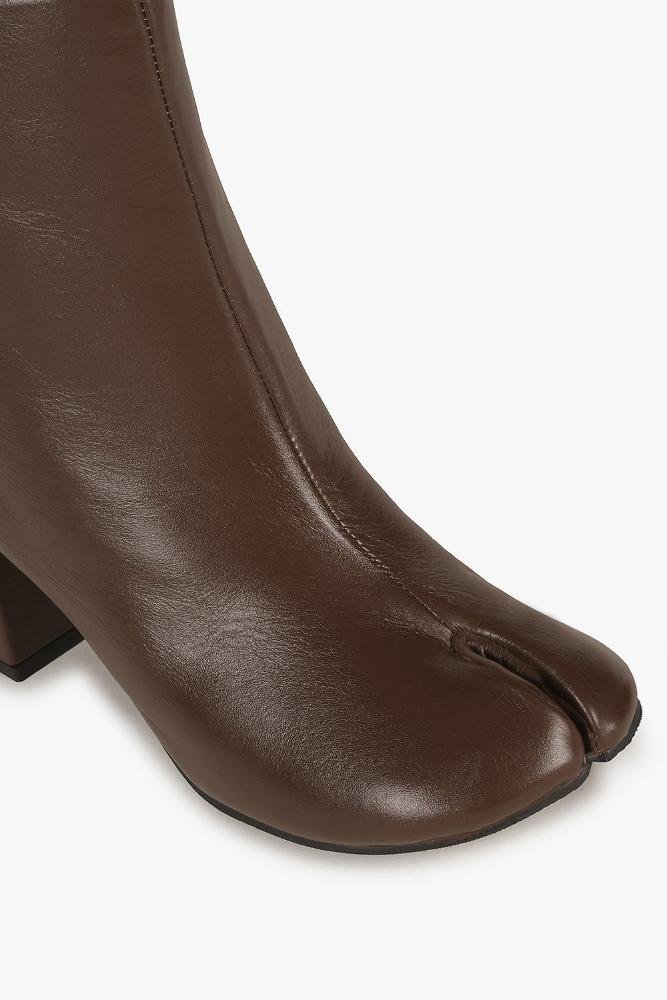Bota Feminina Cano Médio Mundial Donatella Café 2