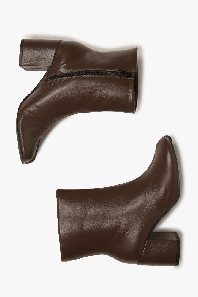 Bota Feminina Cano Médio Mundial Donatella Café 3