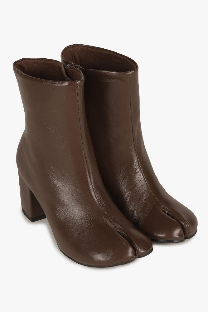 Bota Feminina Cano Médio Mundial Donatella Café 4