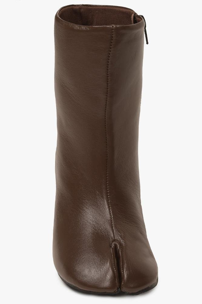 Bota Feminina Cano Médio Mundial Donatella Café 5