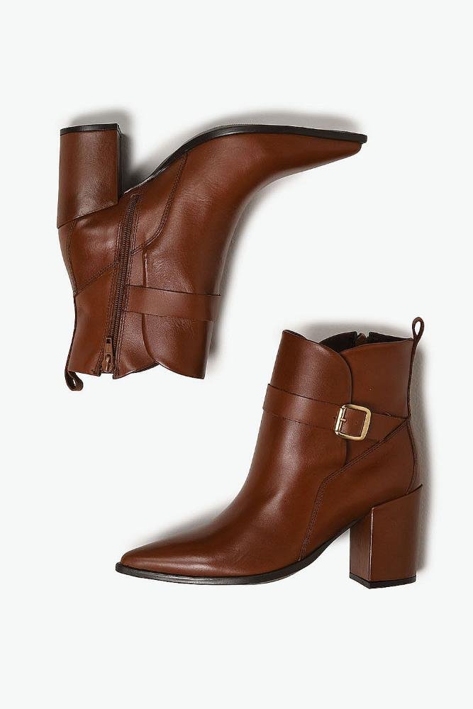 Bota Feminina Cano Curto Mundial Elizza Café 4