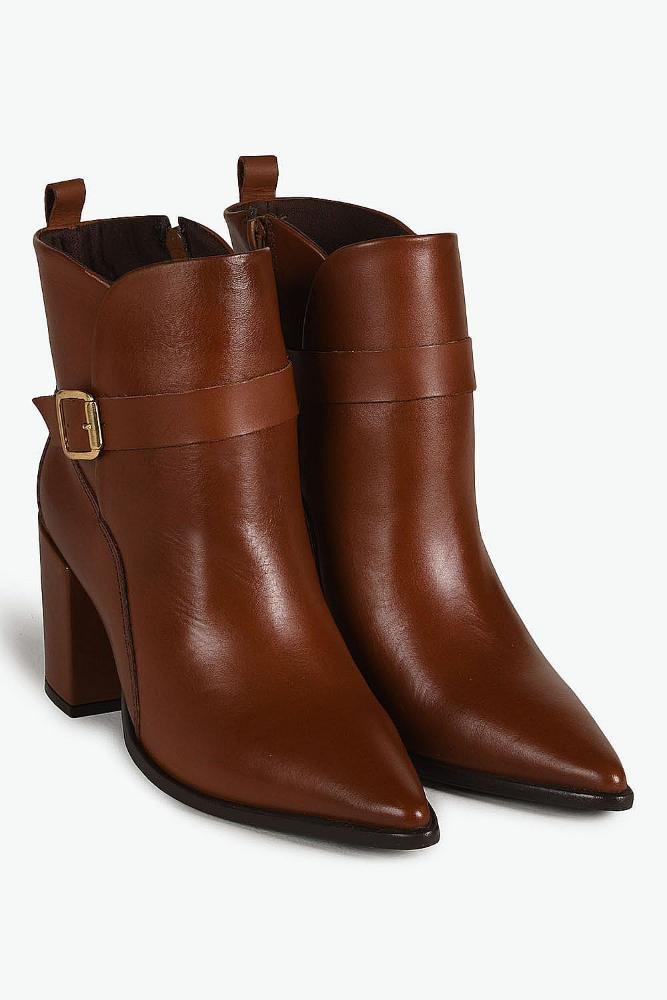 Bota Feminina Cano Curto Mundial Elizza Café 5