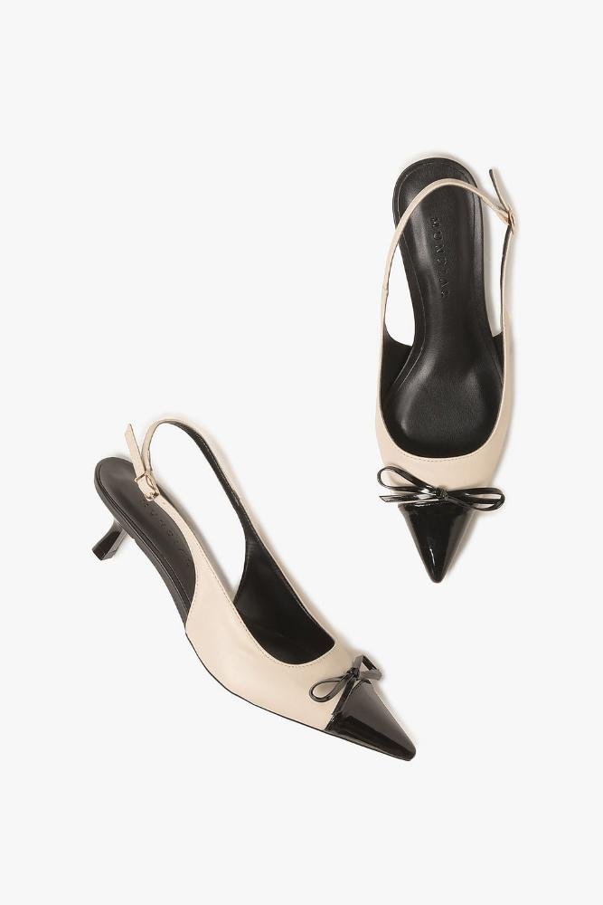 Sapato Feminino Slingback Mundial Polianna Off White 3