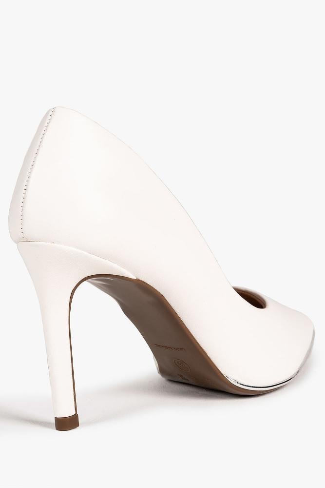 Scarpin Feminino Salto Alto Mundial Negry Branco 3