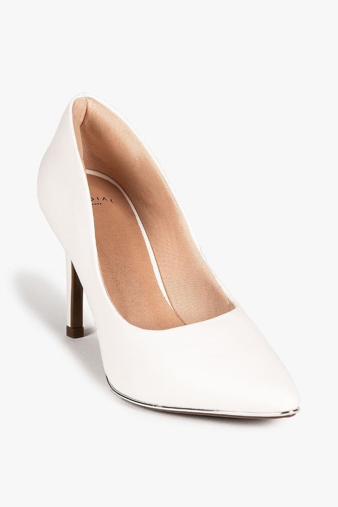 Scarpin Feminino Salto Alto Mundial Negry Branco 6