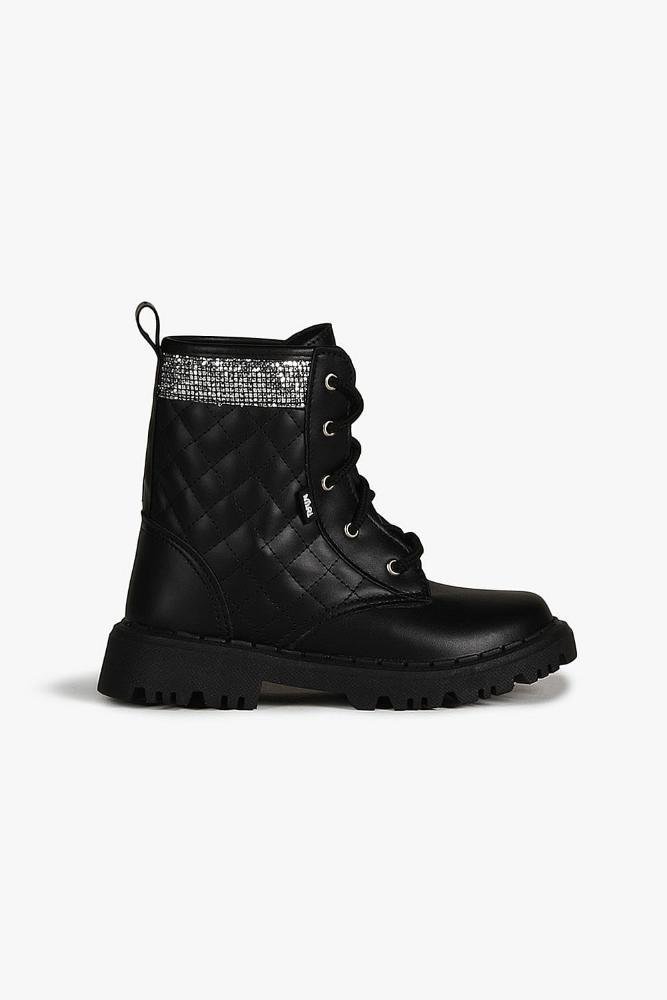 Bota Infantil Coturno Cano Curto Nilqi Teen Clara