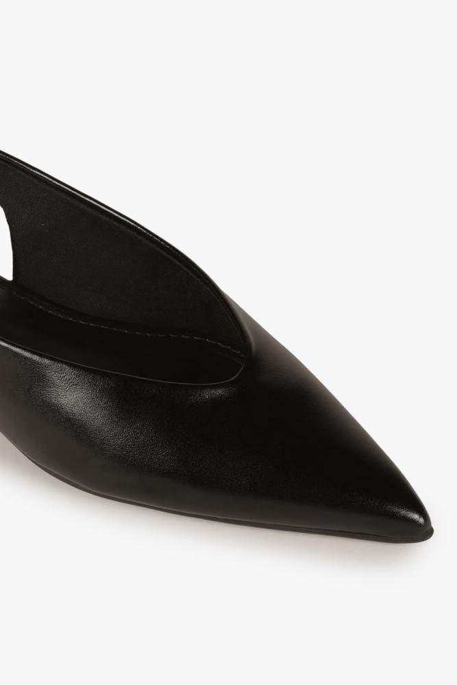 Sapatilha Feminina Slingback Mundial Lorrana Preto 2