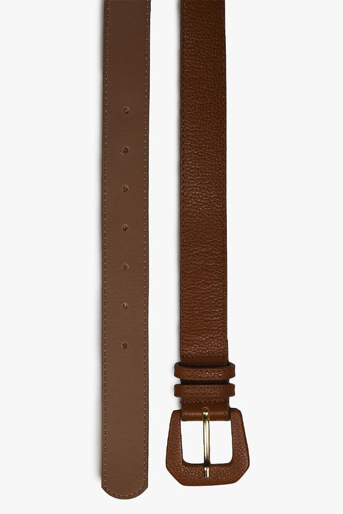 Cinto Feminino Passional Stylo De Couro Attre Caramelo 3