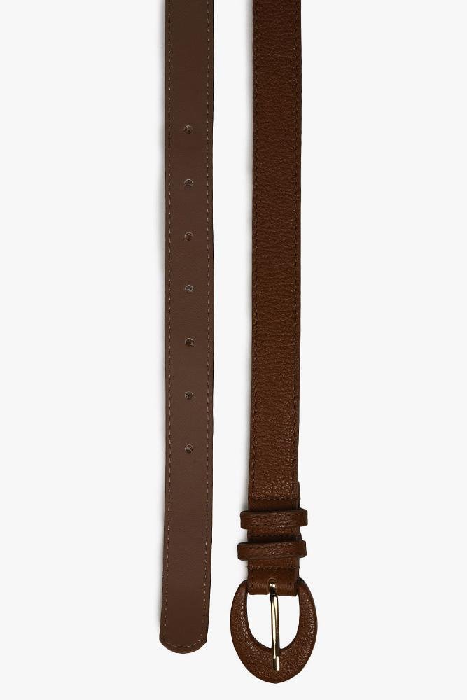 Cinto Feminino Passional Stylo De Couro Anchor Caramelo 3