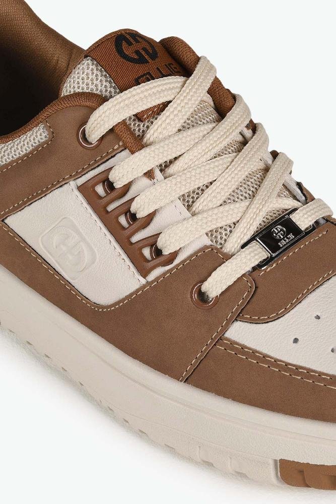 Tênis Infantil Ollie Rocky Caramelo/Off white 2