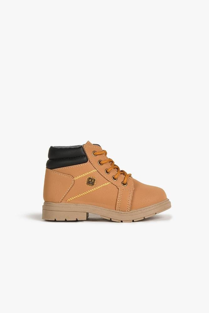 Bota Coturno Infantil Cano Curto Ortobaby Dirk