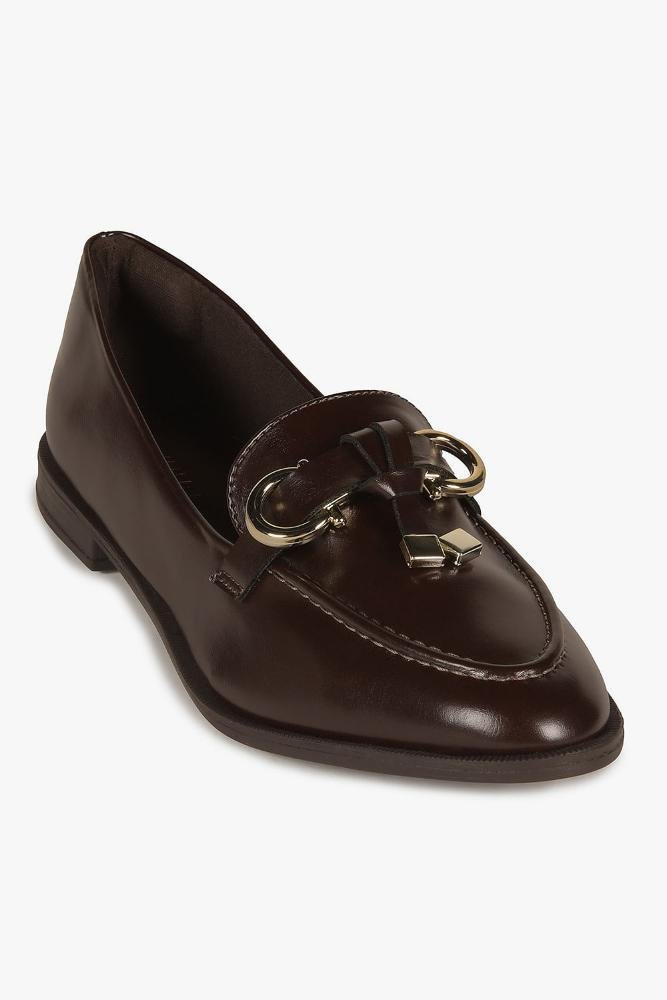 Mocassim Feminino Mundial Clementini Café 4