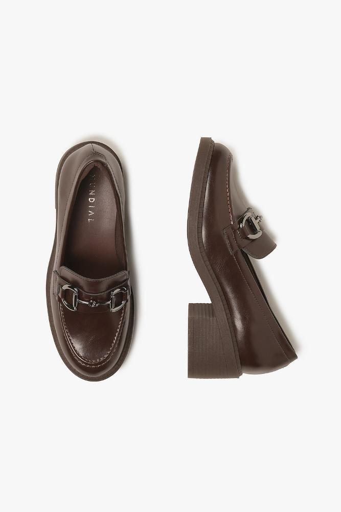 Mocassim Feminino Mundial Theodora Café 3