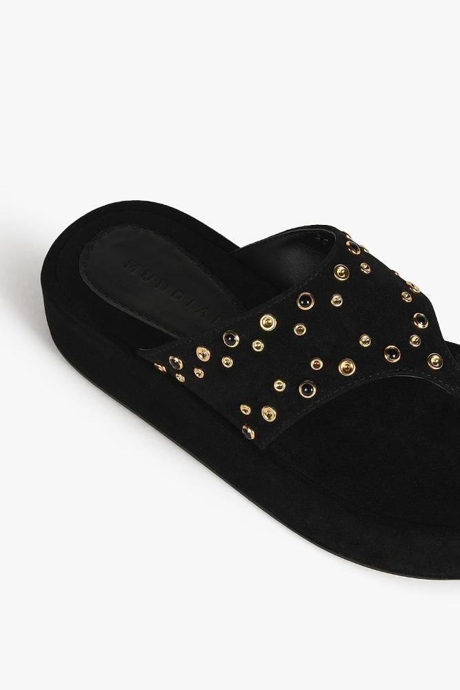 Tamanco Feminino Flatform Mundial Elisete Preto 2