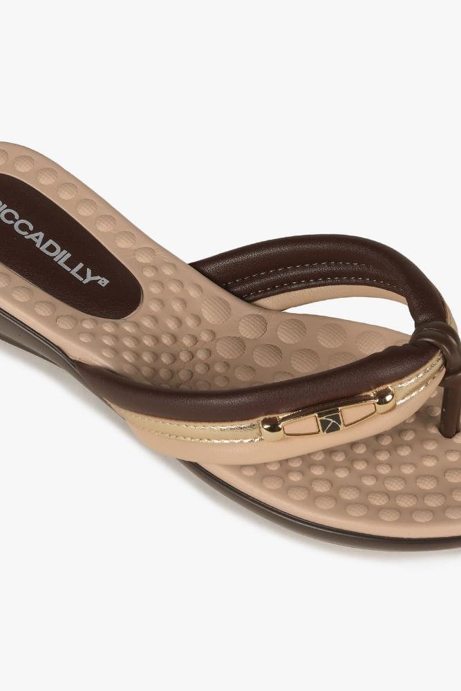 Conforto Feminino Piccadilly Selena Café/Bege 2