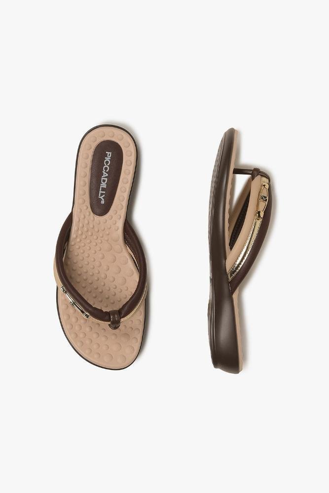 Conforto Feminino Piccadilly Selena Café/Bege 3