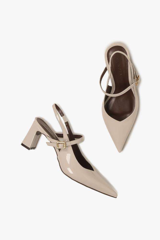Sapato Feminino Slingback Mundial Veronika Off White 3