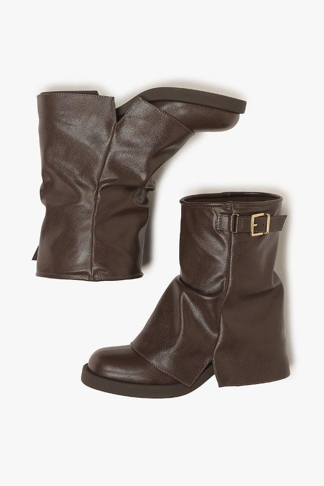 Bota Feminina Cano Curto Mundial Bella Café 3